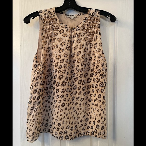 Joie animal print blouse silk - Picture 8 of 9